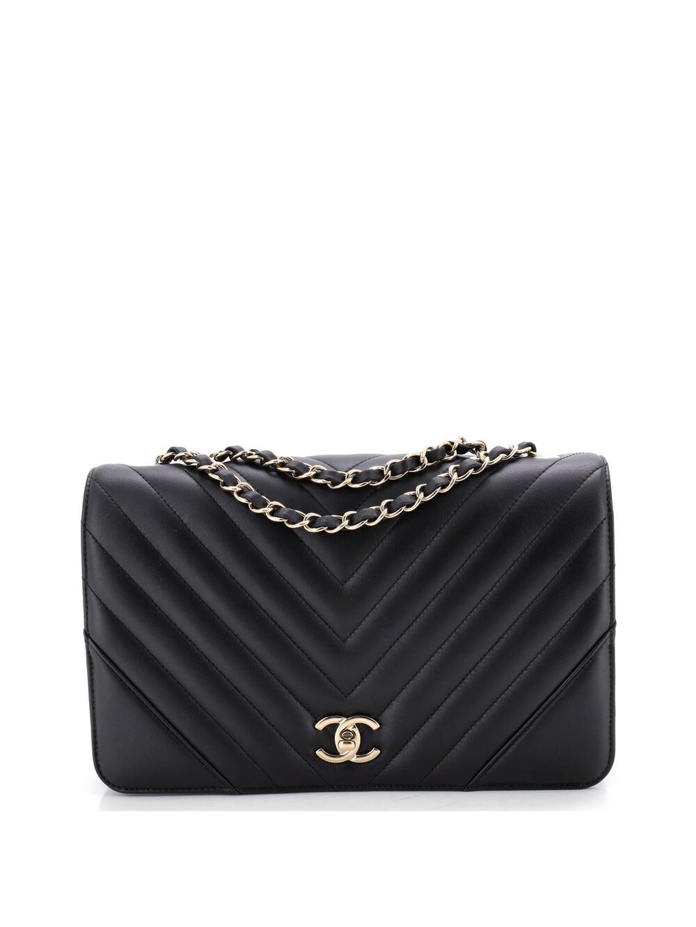 Chanel Statement Flap Bag Chevron #283557C43B